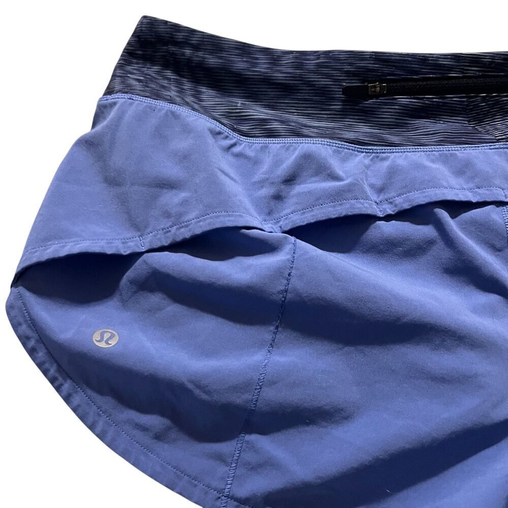 Lululemon Womens Speedup Shorts Size 10 lavender purple Lightweight Breathable - Picture 4 of 6